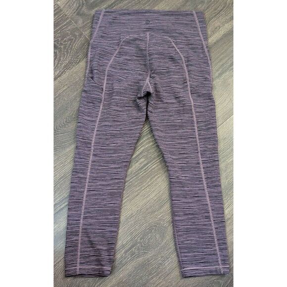Athleta Womens Leggings Extra Small Purple Static Tight Pull On Size Extra Small - Picture 2 of 3